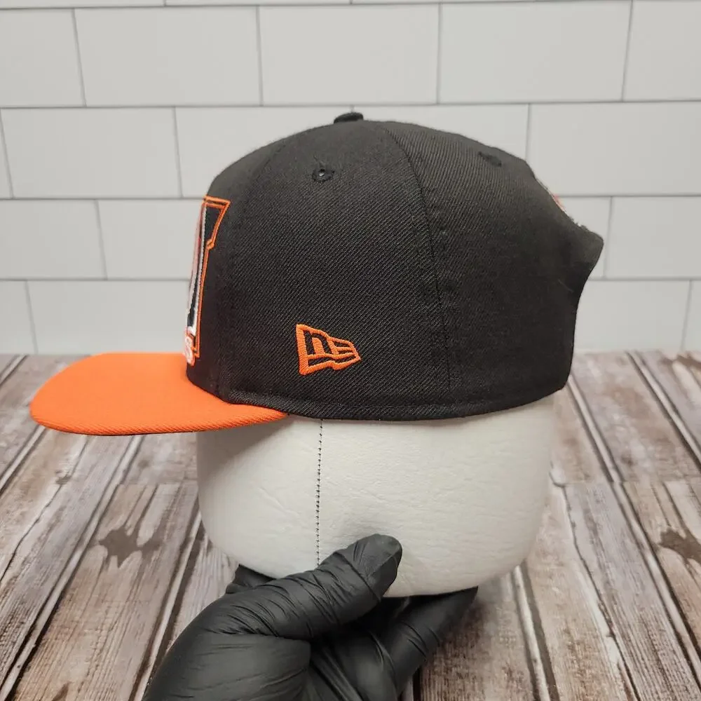 New Era 9FIFTY Cincinnati Bengals Snapback Hat NFL Black Orange OSFM Cap
